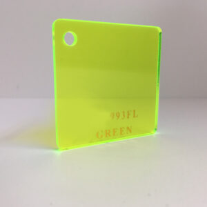 green yellow fluro tint Acrylic Sheet 993FL plexiglas clear fluro green yellow perspex wholesale plastic