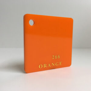 orange Acrylic Sheet 266 plexiglas orange perspex wholesale plastic