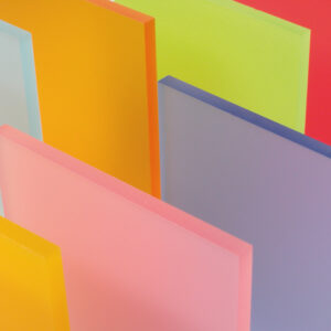 Plexiglas Satinice frosted acrylic sheet with full Colour Pallet in Matte Finish Satin Acrylic Colours