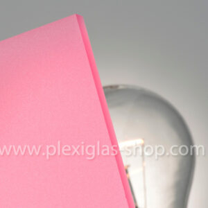 Plexiglas satinice lollipop pink frosted perspex sheet matte finish