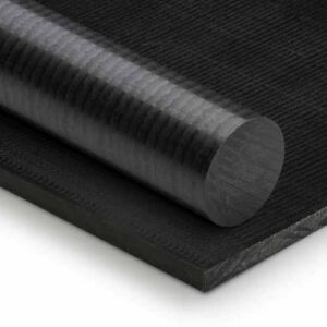 Black Acetal Plastic Sheet and Plastic Rod