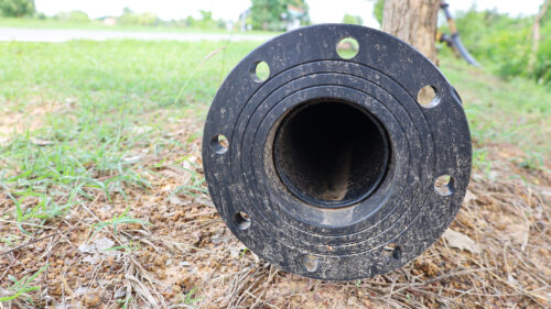 HDPE-flange-plastic-black